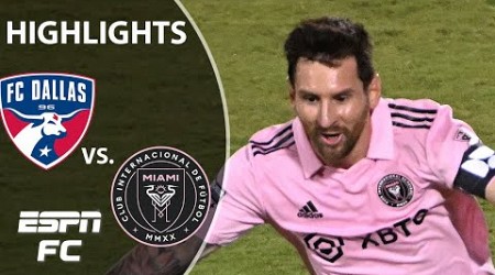 Lionel Messi HIGHLIGHTS from Inter Miami’s MAGICAL win over FC Dallas | Leagues Cup | ESPN FC