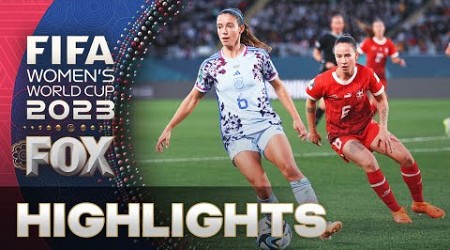 Switzerland vs. Spain Highlights | 2023 FIFA Women&#39;s World Cup | Round of 16