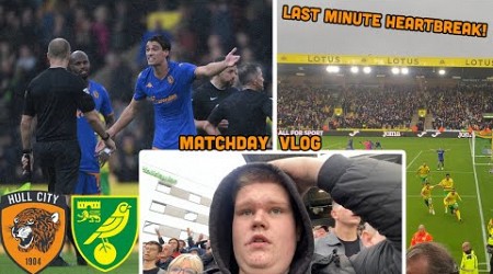 96TH MINUTE HEARTBREAK AS NORWICH WIN WITH THE LAST KICK! Hull City 1-2 Norwich City Matchday Vlog