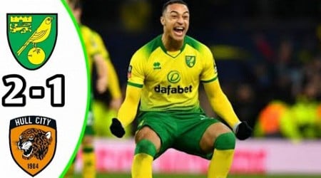 Norwich City vs Hull City 2-1 Highlights | Sky Bet Championship 2023