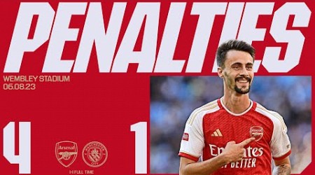 PENALTIES | Arsenal vs Manchester City (1-1, 4-1 pens) | Community Shield winners!