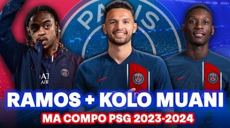 GONÇALO RAMOS + KOLO MUANI AU PSG ?! MA COMPO 2023-2024 