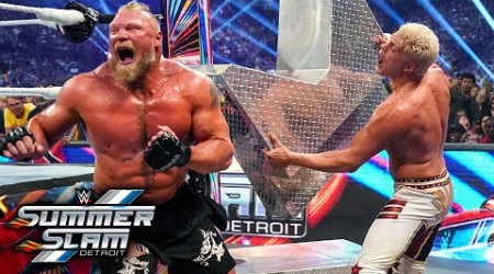 Cody Rhodes vs. Brock Lesnar: SummerSlam 2023 Highlights