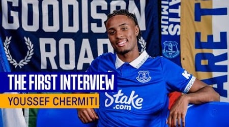 NEW EVERTON SIGNING YOUSSEF CHERMITI&#39;S FIRST INTERVIEW!