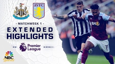 Newcastle United v. Aston Villa | PREMIER LEAGUE HIGHLIGHTS | 8/12/2023 | NBC Sports