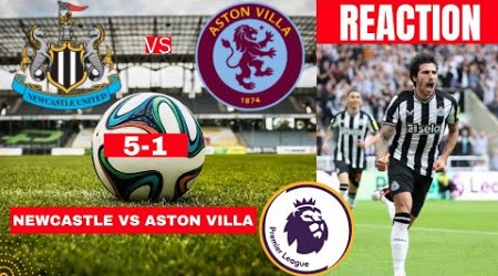 Newcastle vs Aston Villa 5-1 Live Stream Premier league Football EPL Match Today Score Highlights