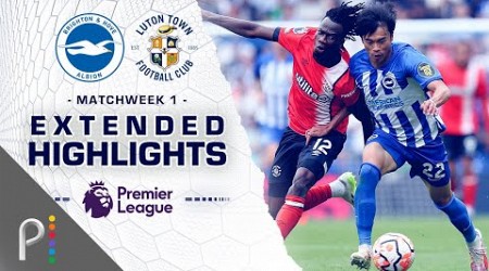 Brighton v. Luton Town | PREMIER LEAGUE HIGHLIGHTS | 8/12/2023 | NBC Sports