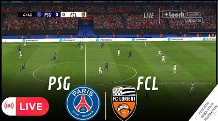 PSG vs FC LORIENT LIVE | Ligue 1 23/24 • Simulation &amp; Recreation from Video Game