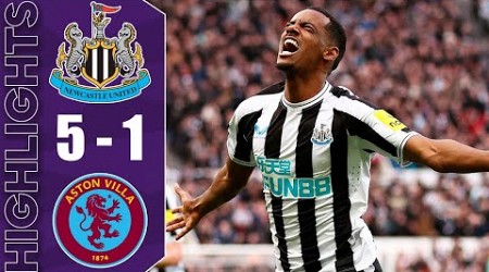 Alexander Isak Goal | Newcastle vs Aston Villa 5-1 Extended Highlights | Premier League 2023/24