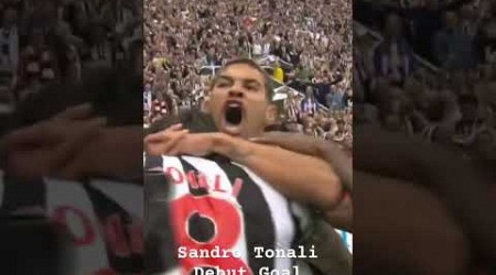 Sandro Tonali scores on his Newcastle Debut