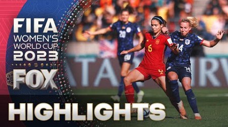 Spain vs. Netherlands Highlights | 2023 FIFA Women&#39;s World Cup | Quarterfinals