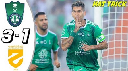 Al Ahli vs Al Hazm 3-1 - All Goals &amp; Highlights - 2023 Firmino Hat Trick