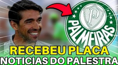 ABEL É HOMENAGEADO PELA DIRETORIA DO PALMEIRAS.