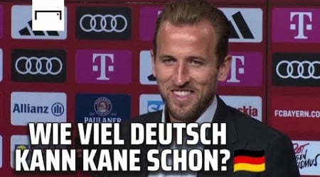 &quot;Servus!&quot; Harry Kane lacht über seine Deutsch-Kenntnisse | FC Bayern | Bundesliga