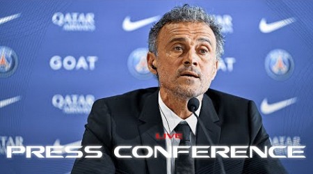 Paris Saint-Germain press conference live from the Campus PSG 