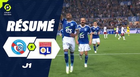 RC STRASBOURG ALSACE - OLYMPIQUE LYONNAIS (2 - 1) - Résumé - (RCSA - OL) / 2023-2024