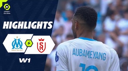 OLYMPIQUE DE MARSEILLE - STADE DE REIMS (2 - 1) - Highlights - (OM - SdR) / 2023-2024