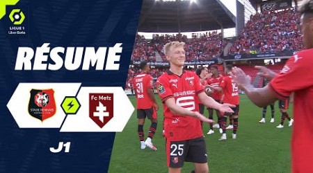 STADE RENNAIS FC - FC METZ (5 - 1) - Résumé - (SRFC - FCM) / 2023-2024