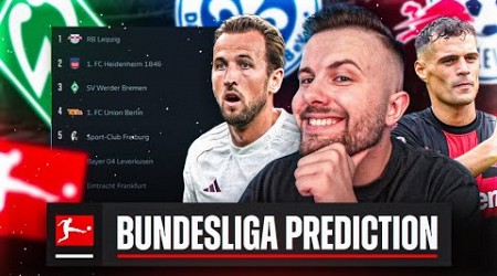 Meine BUNDESLIGA PROGNOSE Saison 2023/2024 