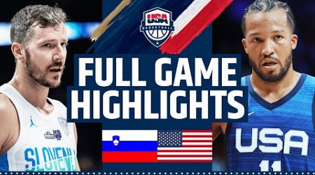 SLOVENIA vs USA SHOWCASE | FULL GAME HIGHLIGHTS | August 12, 2023