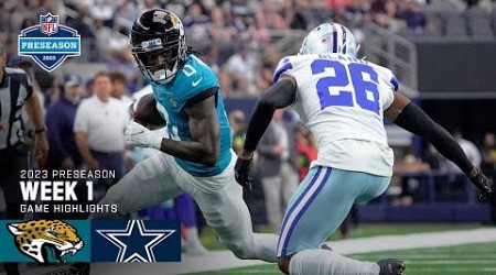 Jacksonville Jaguars vs. Dallas Cowboys | 2023 Preseason Week 1 Game Highlights