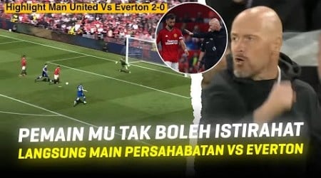 &quot;TEN HAG HUKUM PARA PEMAIN MU&quot; Cara Ten Hag Hukum Pemain MU Dengan Adakan Laga Mendadak Vs Everton