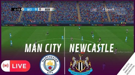 MANCHESTER CITY vs NEWCASTLE UNITED LIVE | Premier League 23/24 • Video Game Simulation &amp; Recreation