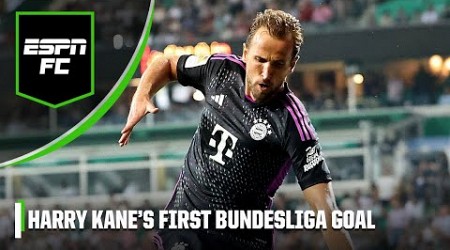 HARRY KANE SCORES FIRST GOAL WITH BAYERN MUNICH 