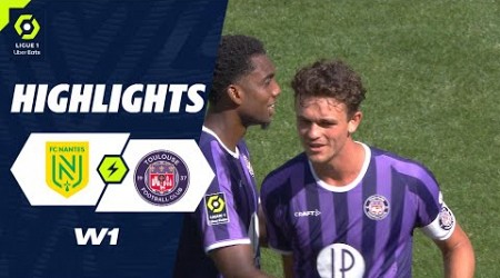 FC NANTES - TOULOUSE FC (1 - 2) - Highlights - (FCN - TFC) / 2023-2024