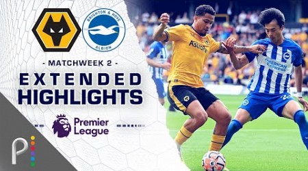 Wolves v. Brighton | PREMIER LEAGUE HIGHLIGHTS | 8/19/2023 | NBC Sports