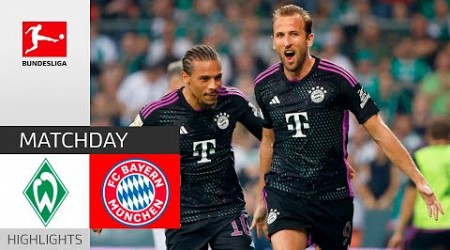 Werder Bremen vs Bayern Munich 0-4 Highlights Goals | Kane first goal in the Bundesliga !