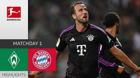 Kane leads Bayern to Win! | Bremen - Bayern München 0-4 | Highlights | Matchday 1 – Bundesliga 23/24