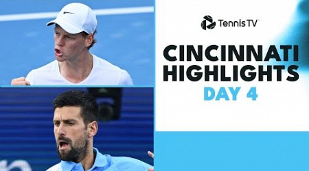 Djokovic Makes His US Return; Sinner &amp; Lajovic Meet | Cincinnati 2023 Day 4 Highlights