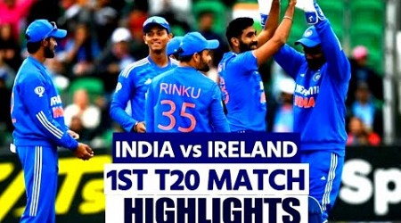 IND vs IRE 1st T20 Full Match Highlights 2023 | India Vs IreLand Today t20 Highlights