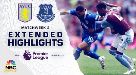 Aston Villa v. Everton | PREMIER LEAGUE HIGHLIGHTS | 8/20/2023 | NBC Sports