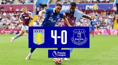 PREMIER LEAGUE HIGHLIGHTS: ASTON VILLA 4-0 EVERTON