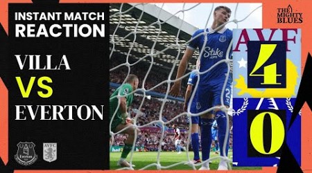 “THAT WAS TERRIFYING!!” | Aston Villa 4-0 Everton | Cams Instant Match Reaction!