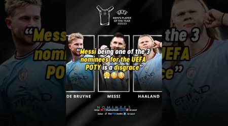 Should MESSI be in the UEFA POTY nominees? 