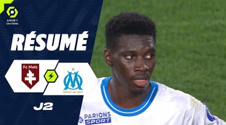 FC METZ - OLYMPIQUE DE MARSEILLE (2 - 2) - Résumé - (FCM - OM) / 2023-2024