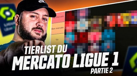 Qui a fait le meilleur MERCATO en LIGUE 1 ? (Tier List Mercato) #2