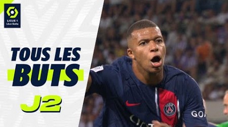 Tous les buts de la 2ème journée - Ligue 1 Uber Eats / 2023-2024