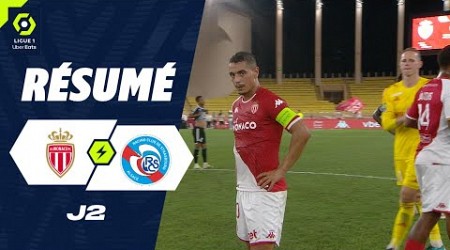 AS MONACO - RC STRASBOURG ALSACE (3 - 0) - Résumé - (ASM - RCSA) / 2023-2024