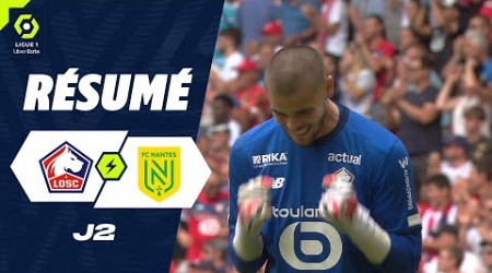 LOSC LILLE - FC NANTES (2 - 0) - Résumé - (LOSC - FCN) / 2023-2024