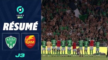 AS SAINT-ÉTIENNE - QUEVILLY-ROUEN METROPOLE (2 - 1) - Résumé - (ASSE - QRM) / 2023-2024