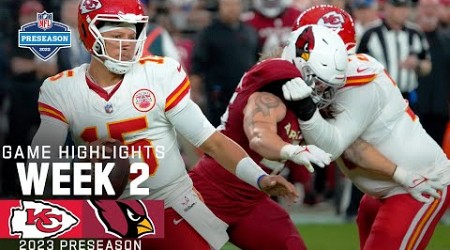 Kansas City Chiefs vs. Arizona Cardinals | 2023 Preseason Week 2 Game Highlights