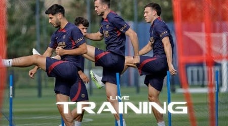 Toulouse FC - Paris Saint-Germain training session live from the Campus PSG 