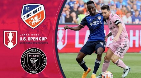 FC Cincinnati vs. Inter Miami: Extended Highlights | US Open Cup Semi-Finals | CBS Sports Golazo