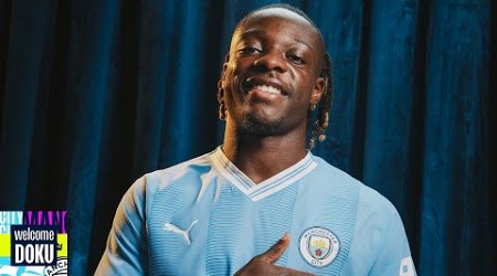 FIRST INTERVIEW WITH JEREMY DOKU | Man City&#39;s third summer signing!