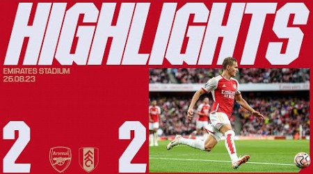 HIGHLIGHTS | Arsenal vs Fulham (2-2) | Saka, Nketiah