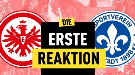 1:0! Derbysieg! Eintracht Frankfurt mit wichtigen drei Punkten gegen Darmstadt | Reaktion